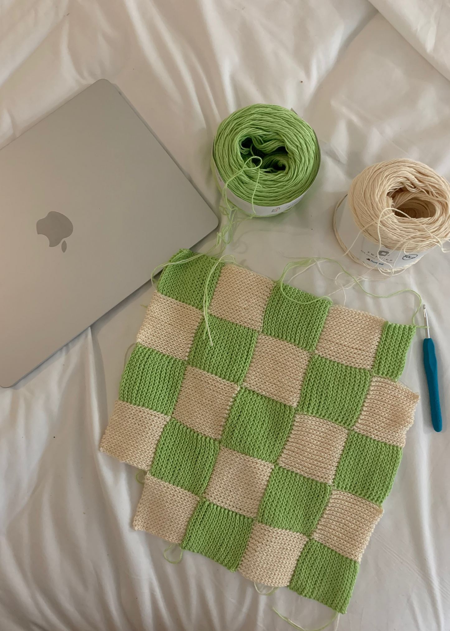 Chess (not knit) Sweater - Crochet Pattern