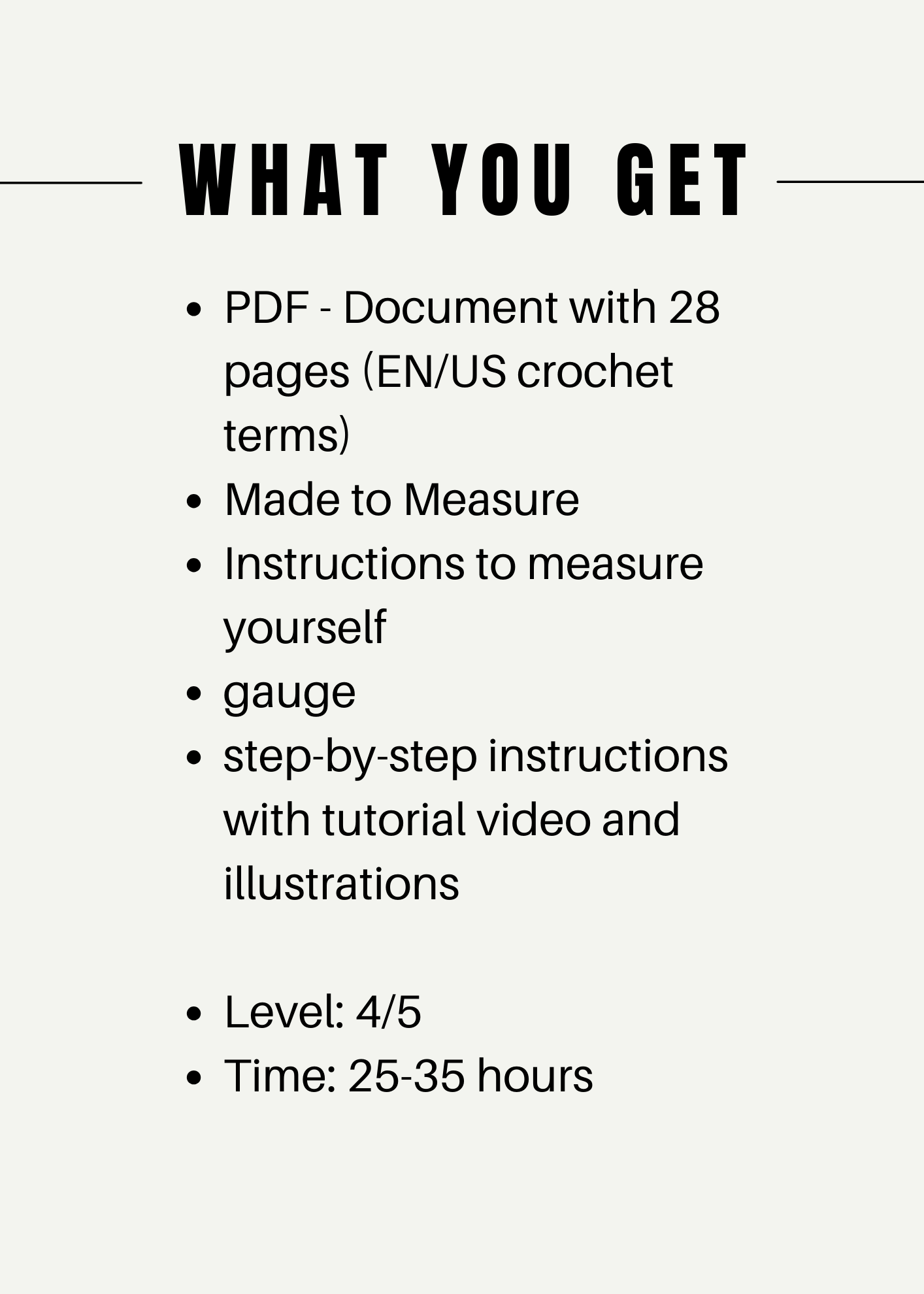 Avenue (not knit) Top - Crochet Pattern