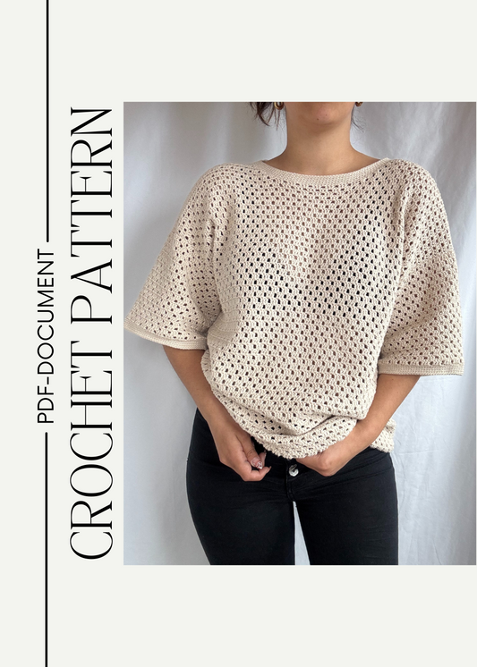 Breeze T-Shirt - Crochet Pattern