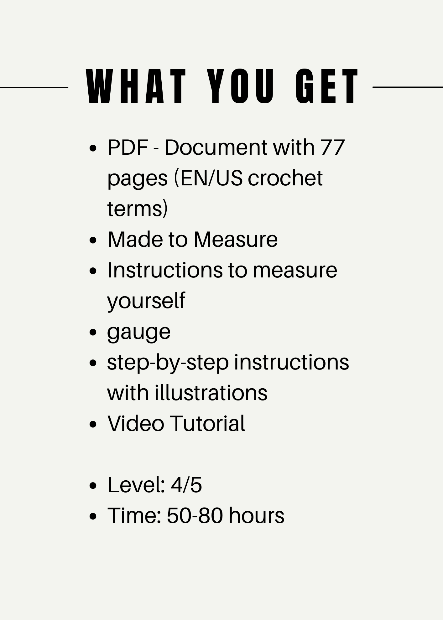 Chess (not knit) Sweater - Crochet Pattern