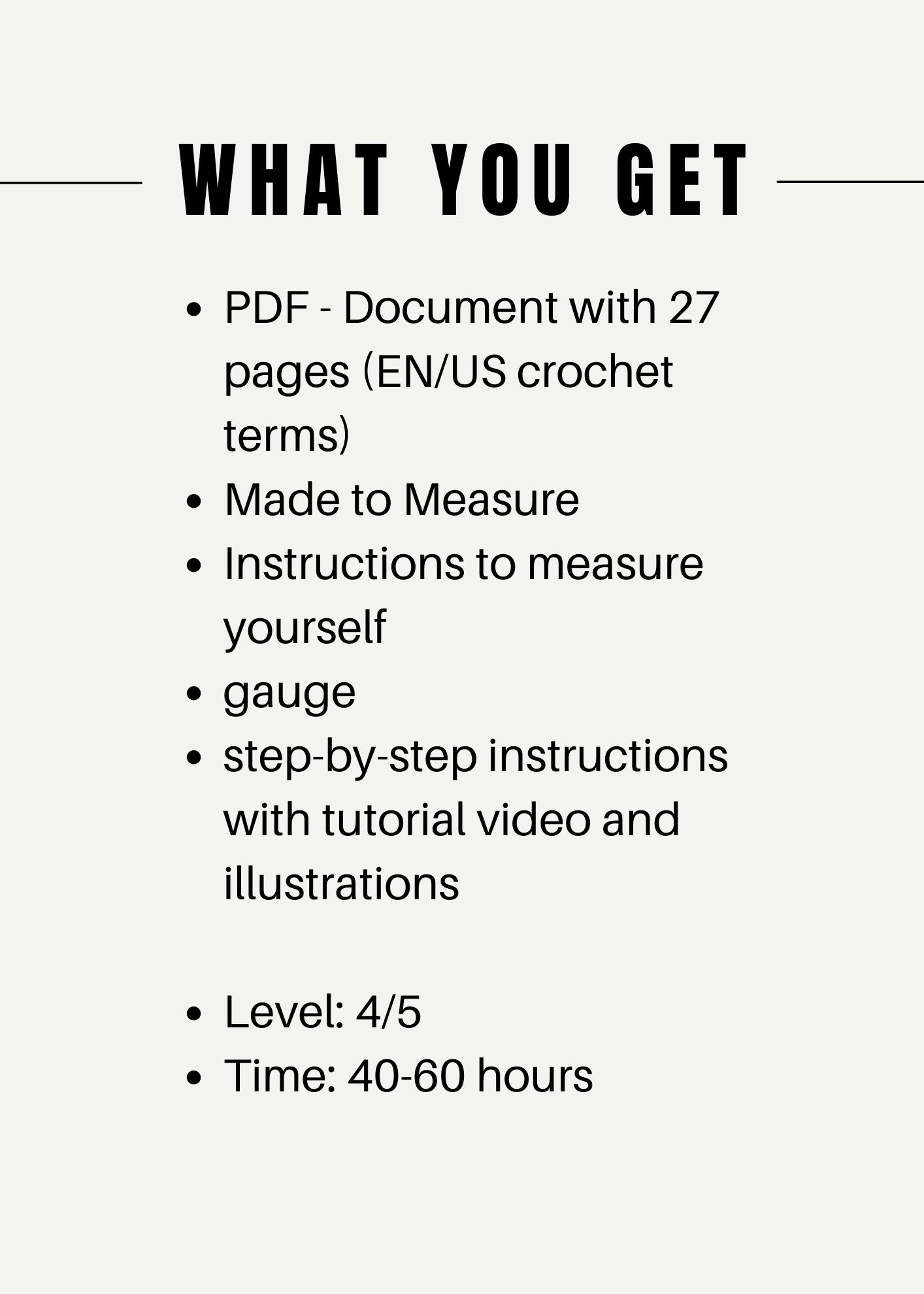 Cordi (not knit) Cardigan - Crochet Pattern