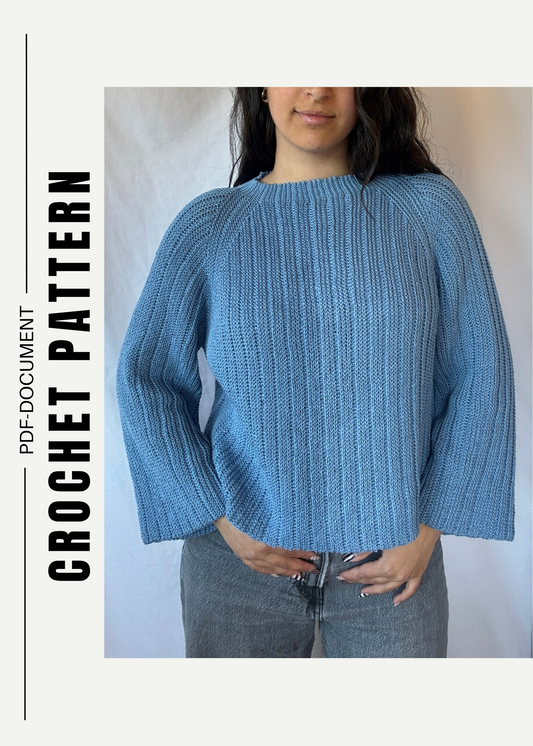 Avenue (not knit) Sweater - Crochet Pattern
