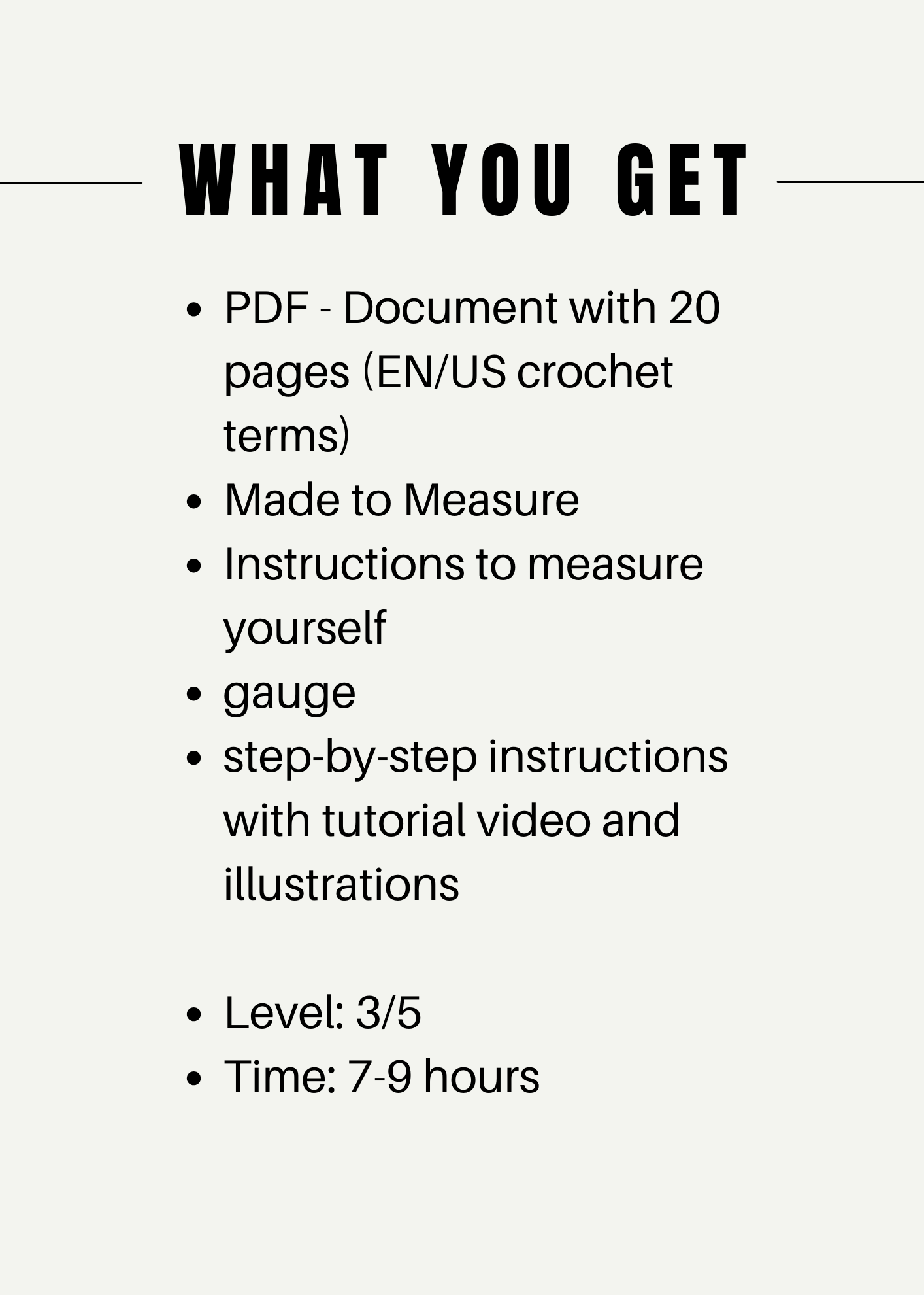 Downhill (not knit) Beanieclava - Crochet Pattern