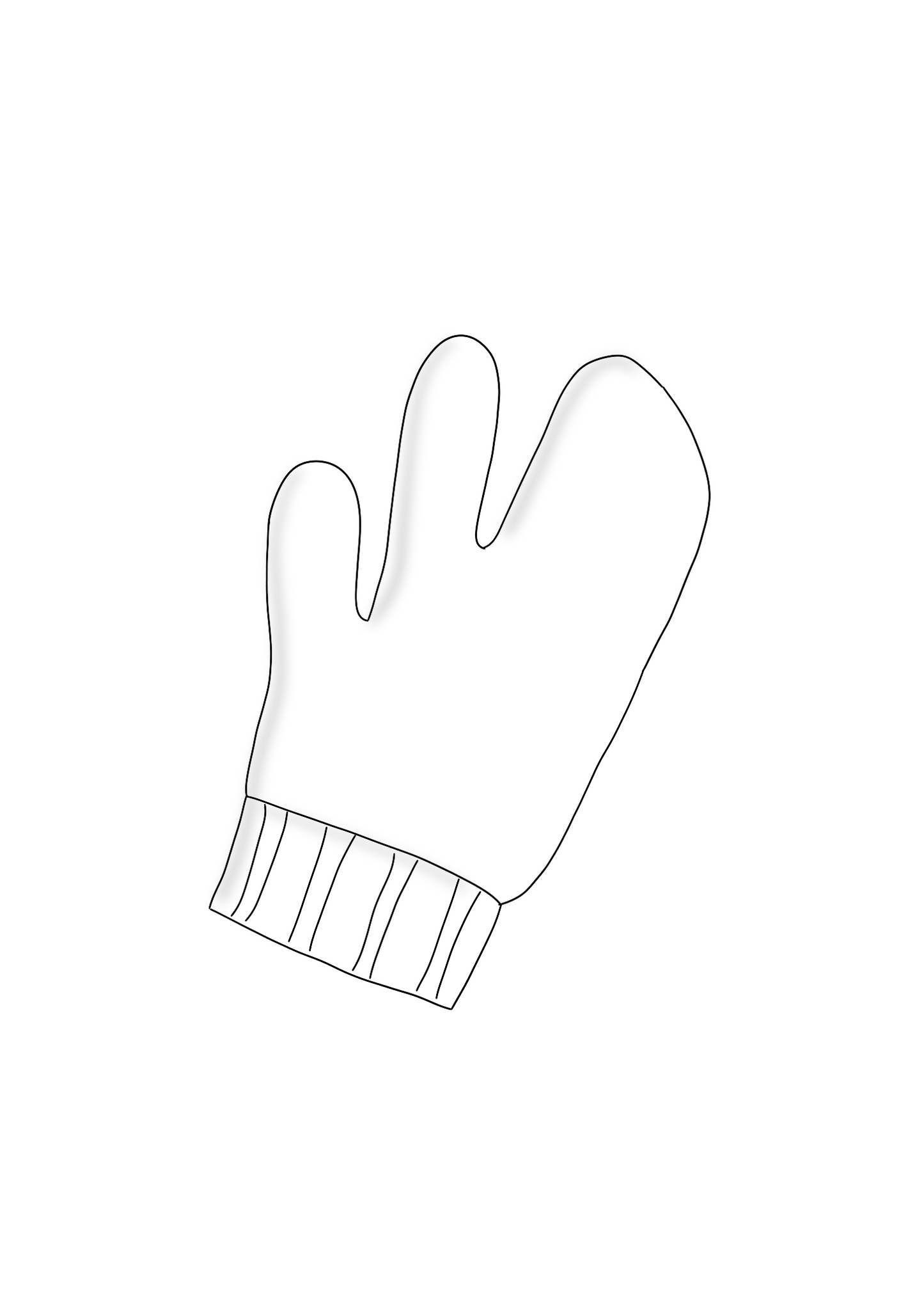 Frost Fin (not knit) Gloves - Crochet Pattern