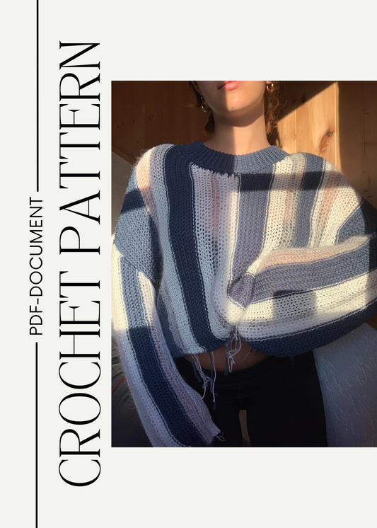 Ocean (not knit) Sweater - Crochet Pattern